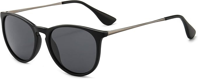 SUNGAIT Premium Vintage Round Sunglasses for Women Men Classic Retro Trendy Style | Amazon (US)
