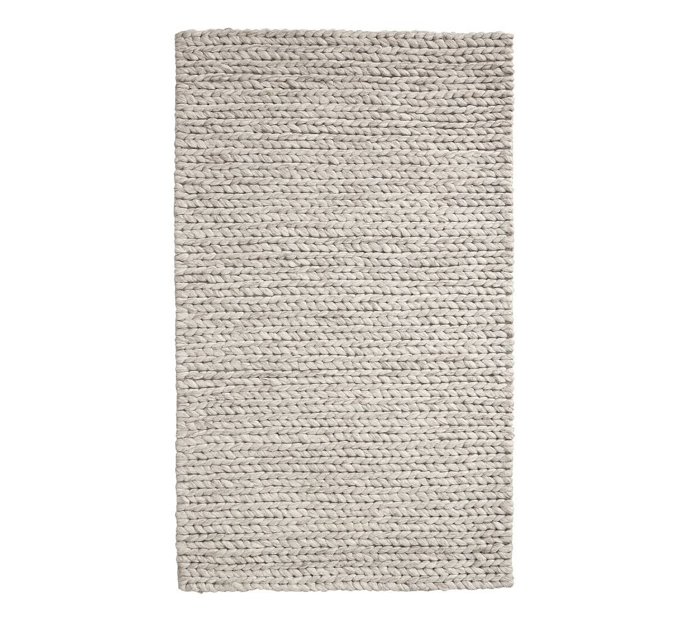 Chunky Knit Sweater Handwoven Rug | Pottery Barn (US)