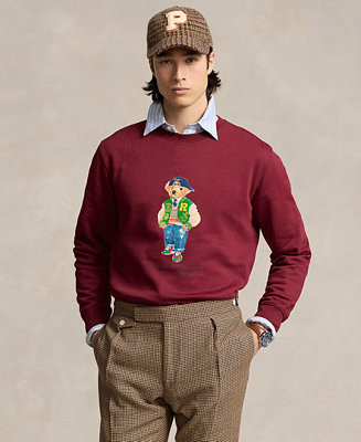 Men's Polo Bear Fleece Sweatshirt | Macy's