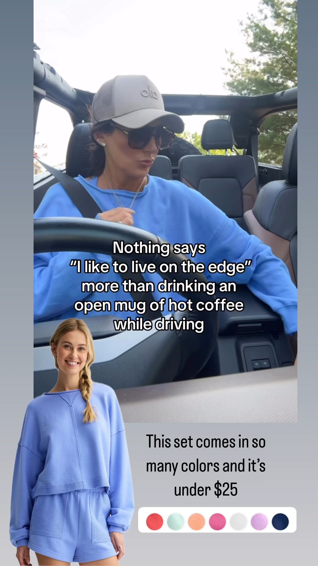 Cutest Terry material sweatshirt and shorts (medium top and small shorts)  

#LTKStyleTip #LTKFindsUnder100 #LTKFindsUnder50