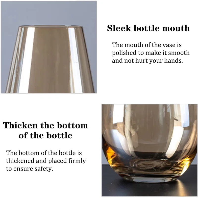 Ronalee 9.8'' Glass Table Vase | Wayfair North America