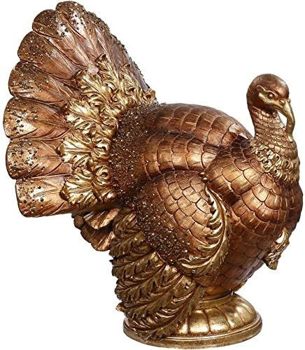 Mark Roberts 2020 Collection - Figura decorativa (18.9 in), diseño de pavo dorado | Amazon (US)