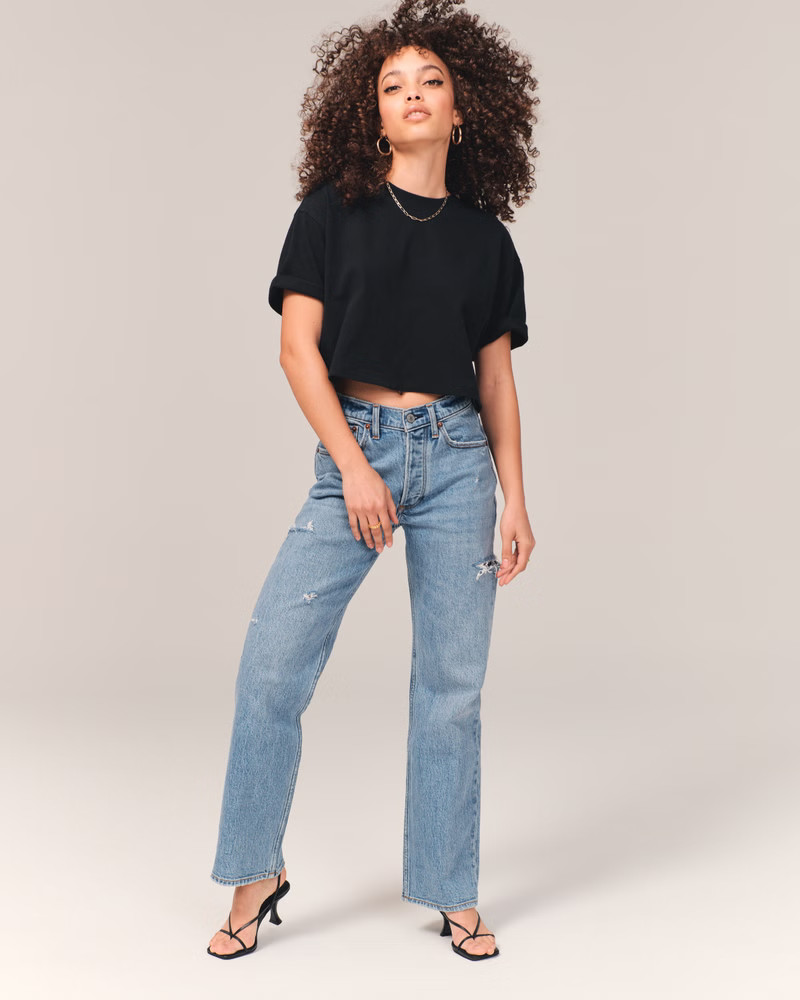 Low Rise 90s Baggy Jean | Abercrombie & Fitch (UK)