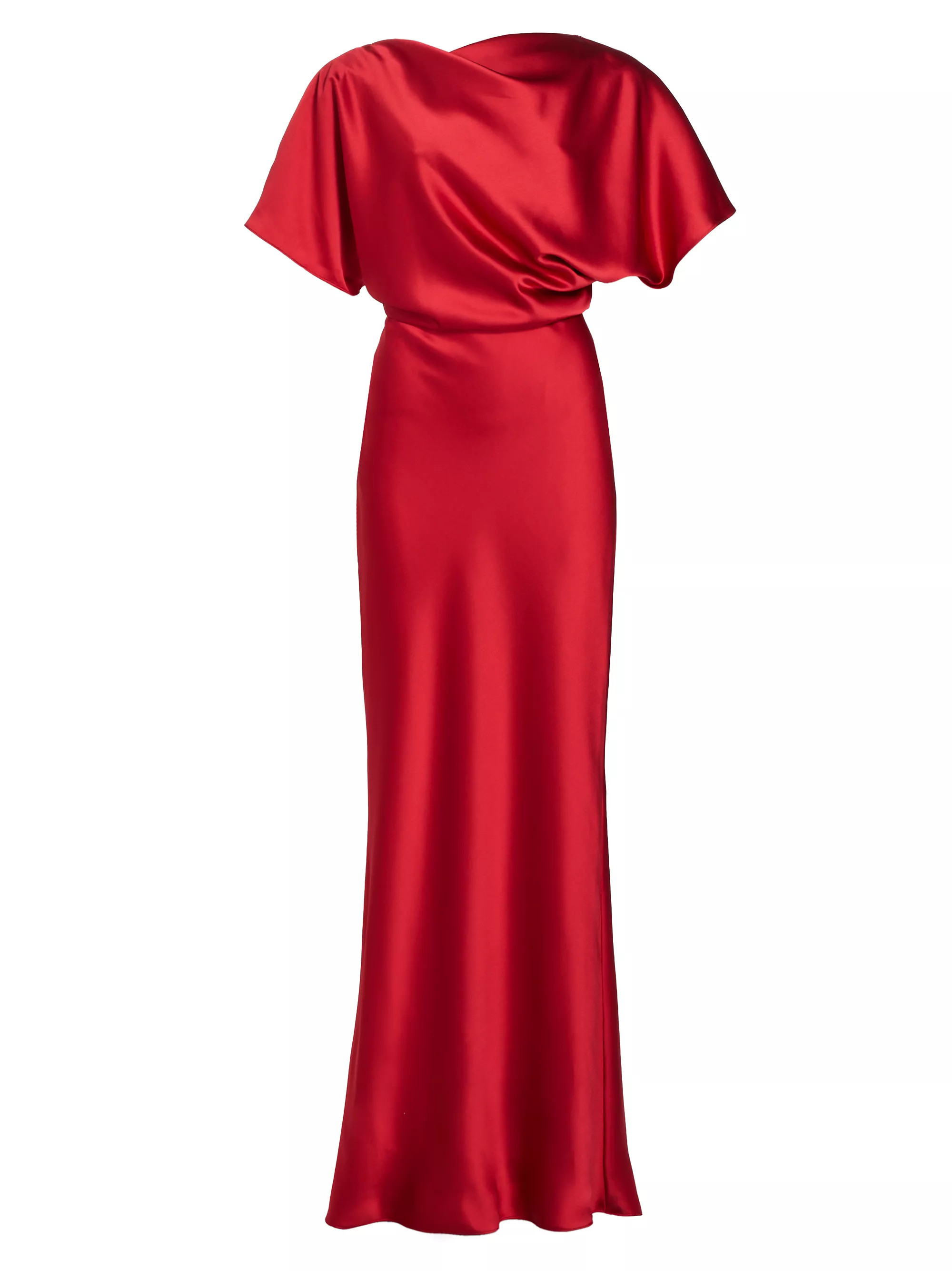 Draped Satin Gown | Saks Fifth Avenue