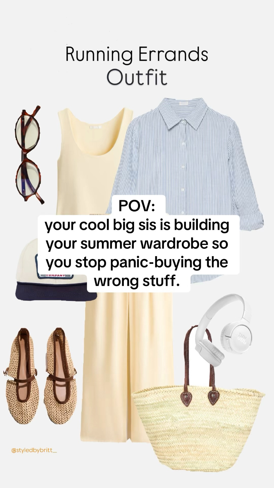 the pieces I’d actually tell you to buy for a cute, easy summer wardrobe. effortless staples, easy outfit formulas, and versatile summer finds that make getting dressed feel way less dramatic. follow for more outfit boards, styling inspo, and wearable everyday looks 🤍 shop the full edit in my LTK #summeroutfits #summerstyle #outfitideas

#LTKsummer