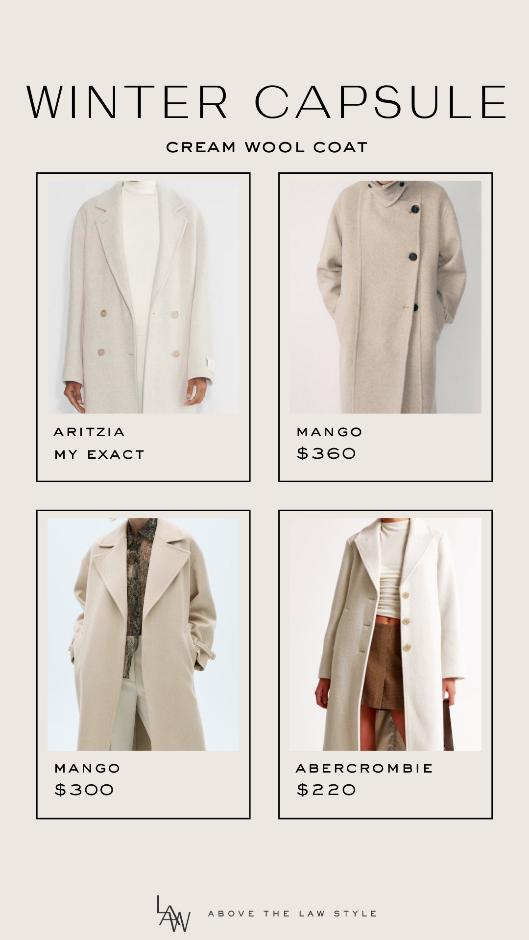 Winter Capsule: Ivory Wool Coatt

#LTKStyleTip #LTKOver40 #LTKSeasonal