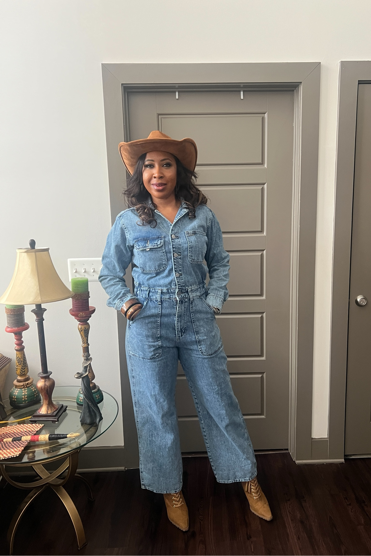 Who says you can't look fierce while running errands? Cowgirl hat and combat boot heels got me feeling like 🔥 #OOTD #WinterOutfit #Boots

#LTKOver40 #LTKStyleTip #LTKSaleAlert