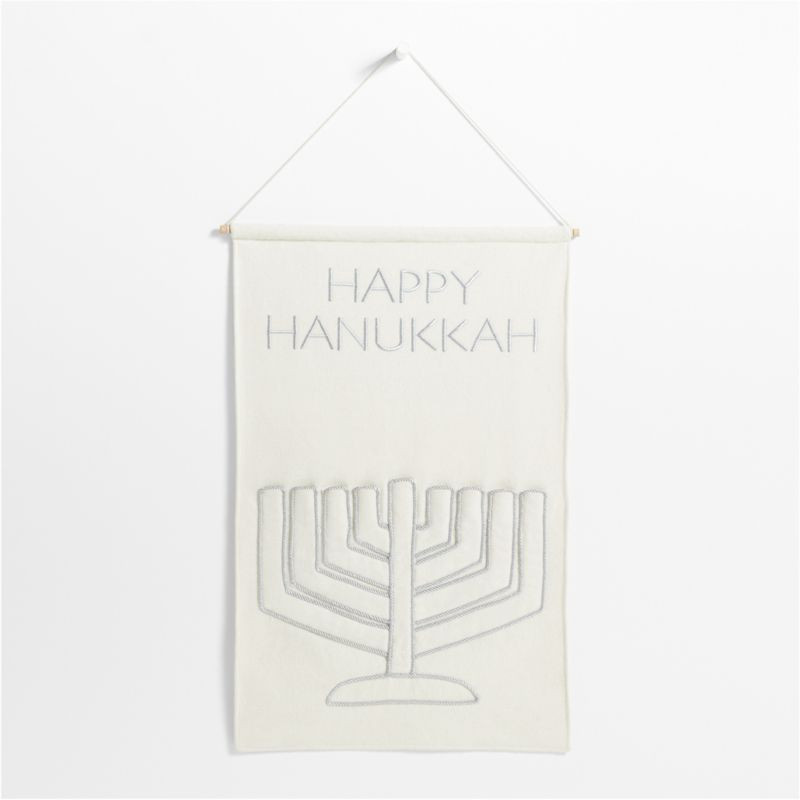 Hanukkah Menorah Wall Hanging for Kids + Reviews | Crate & Kids | Crate & Barrel
