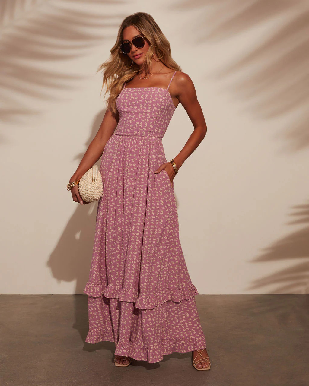 Naiara Tiered Maxi Dress | VICI