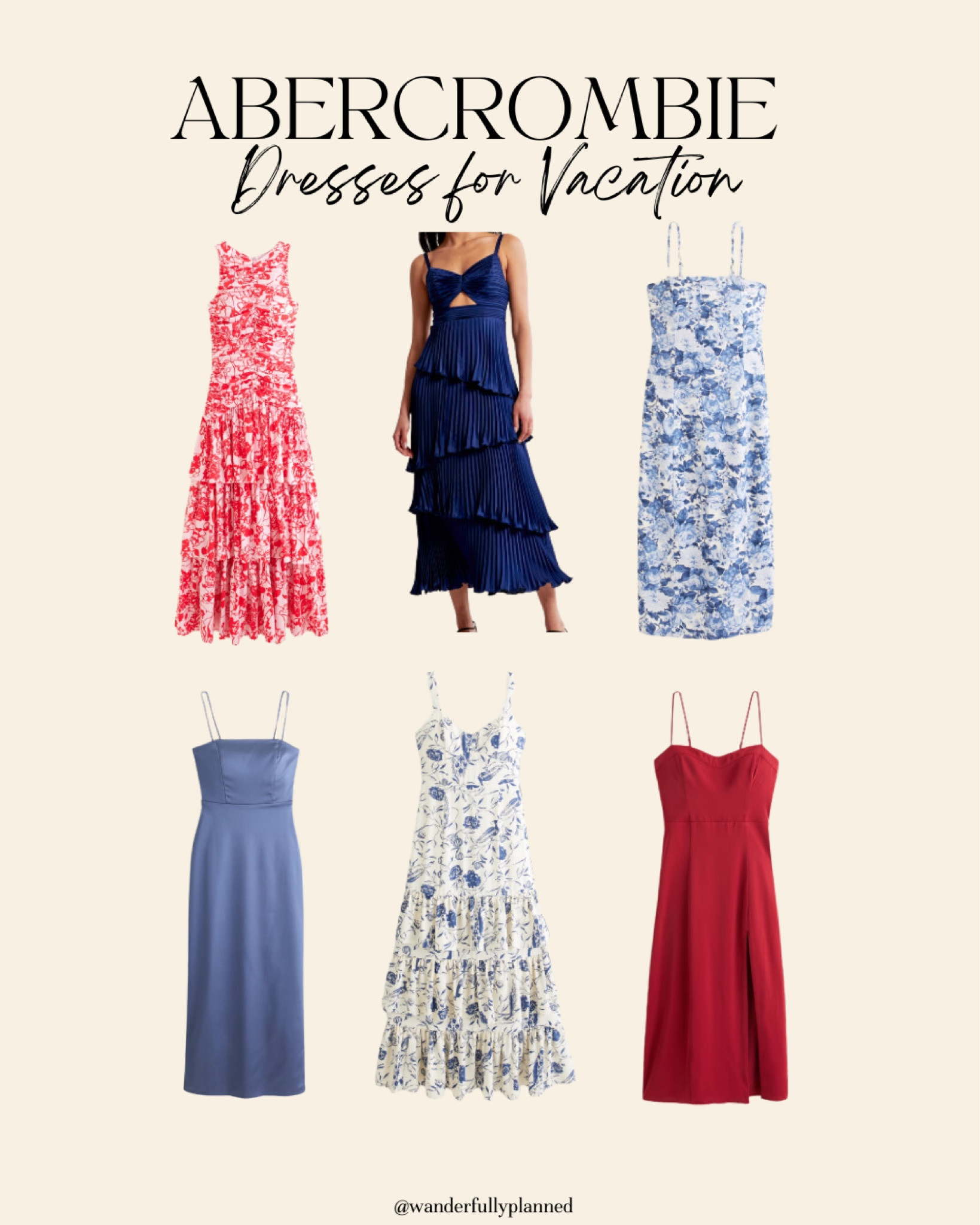 Abercrombie Dresses for Vacation.  

#LTKSeasonal #LTKfindsunder100 #LTKtravel