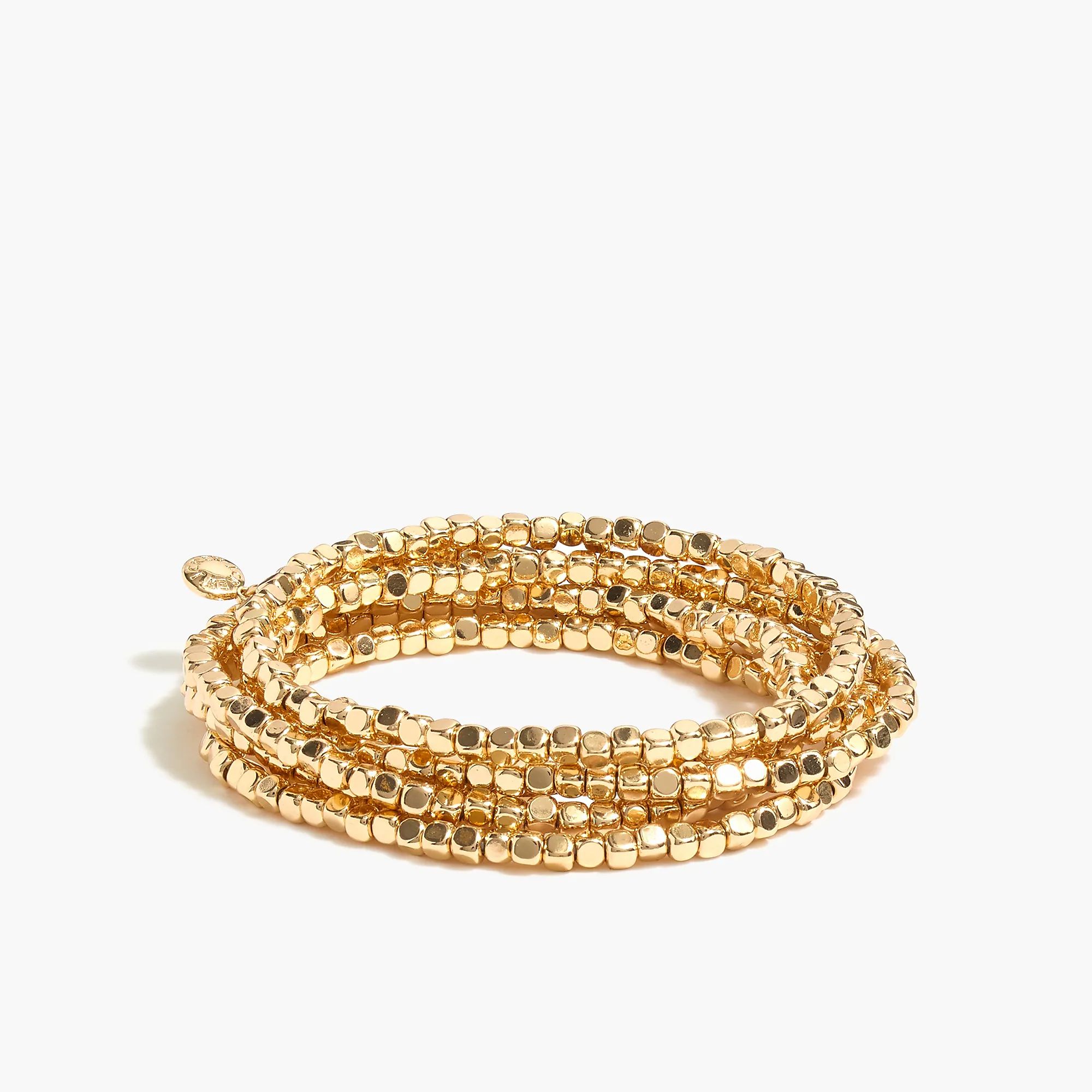 Tiny beads stretch bracelets set-of-six | J.Crew Factory