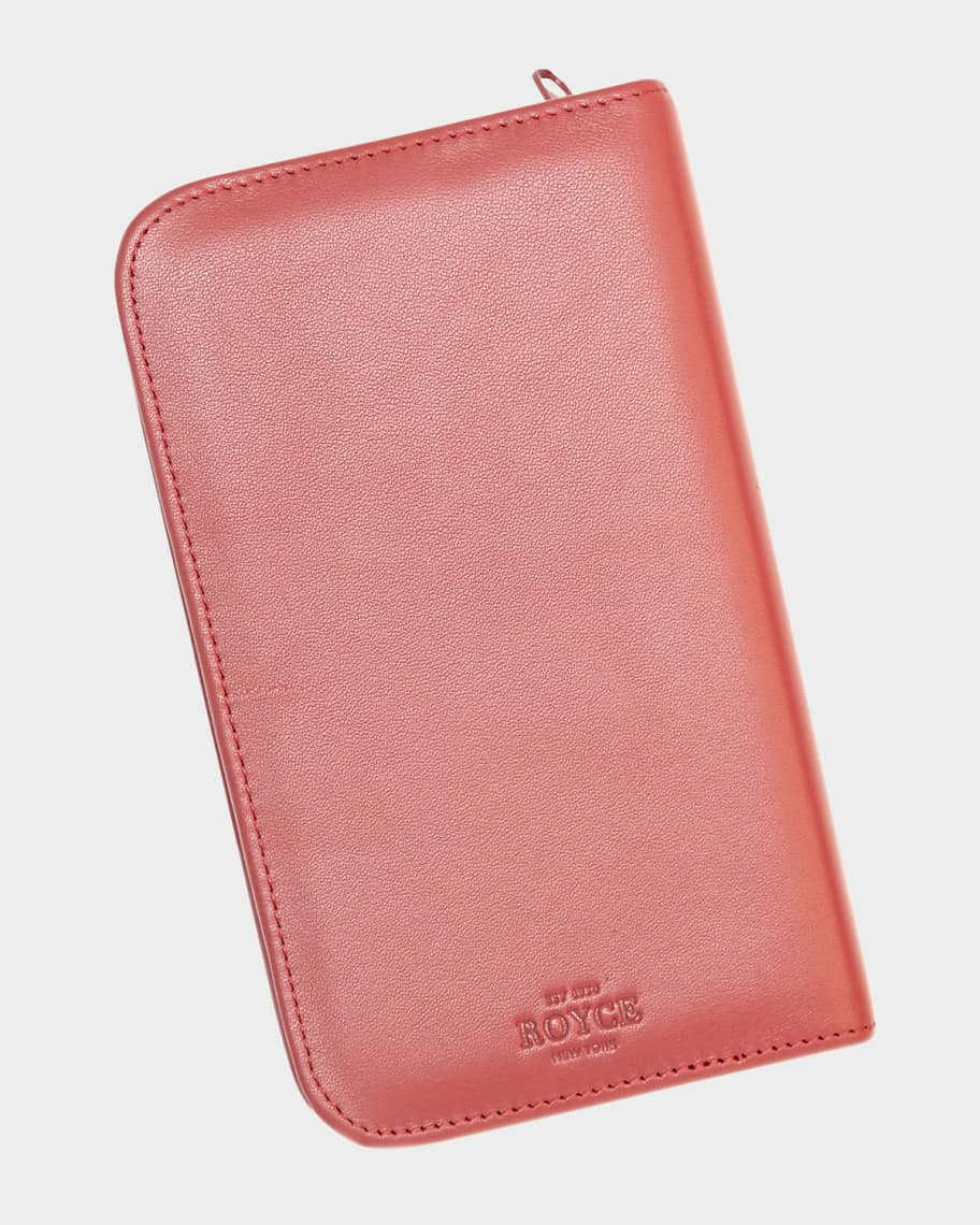 Monogrammed Leather Travel Grooming Toiletry Kit | Neiman Marcus