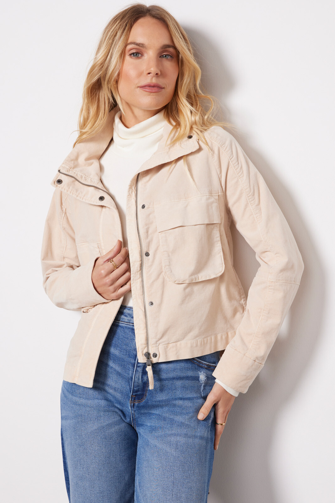 Corduroy Camp Jacket | Evereve