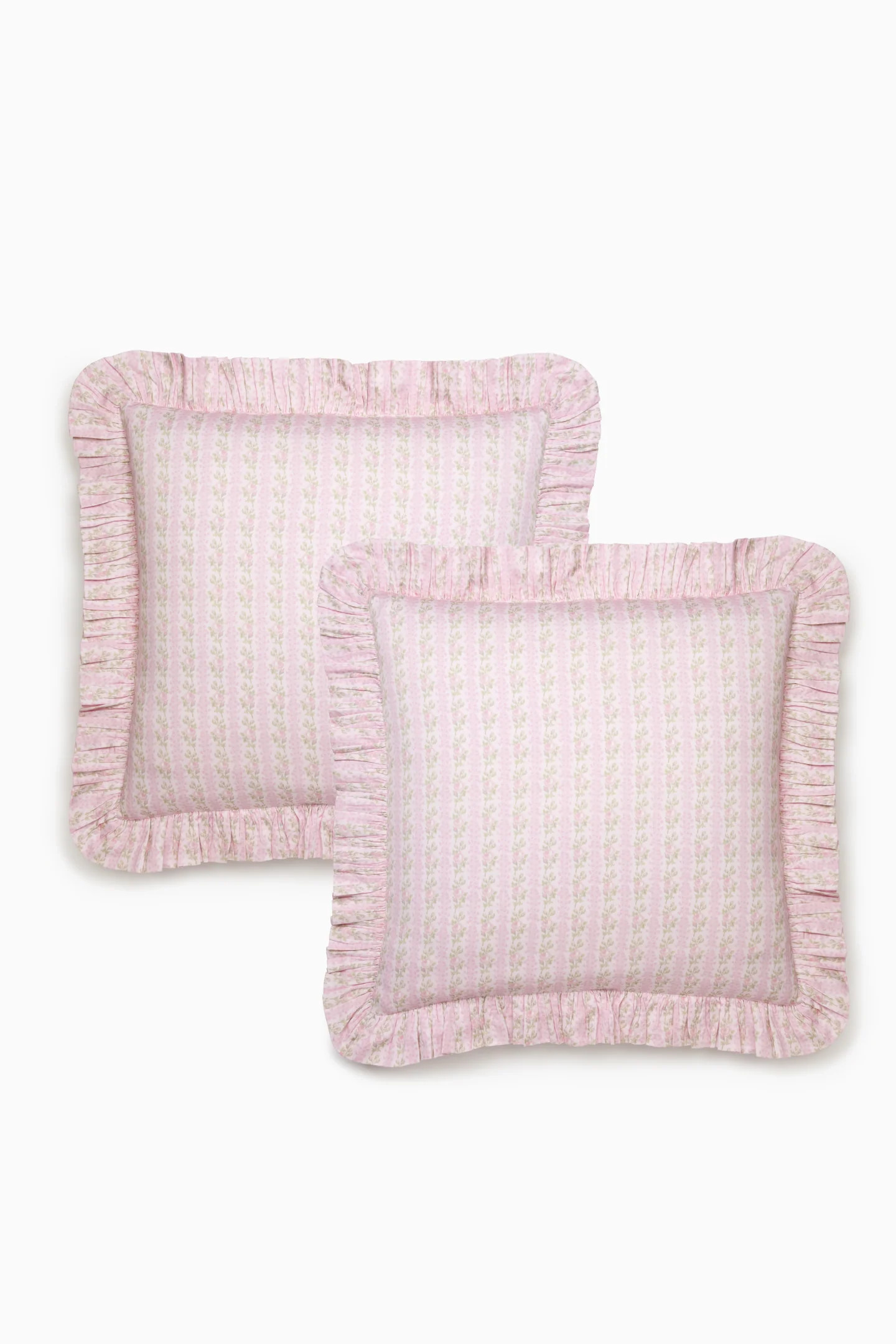 Forever In Love Ruffle Euro Sham Set Of 2 | LoveShackFancy
