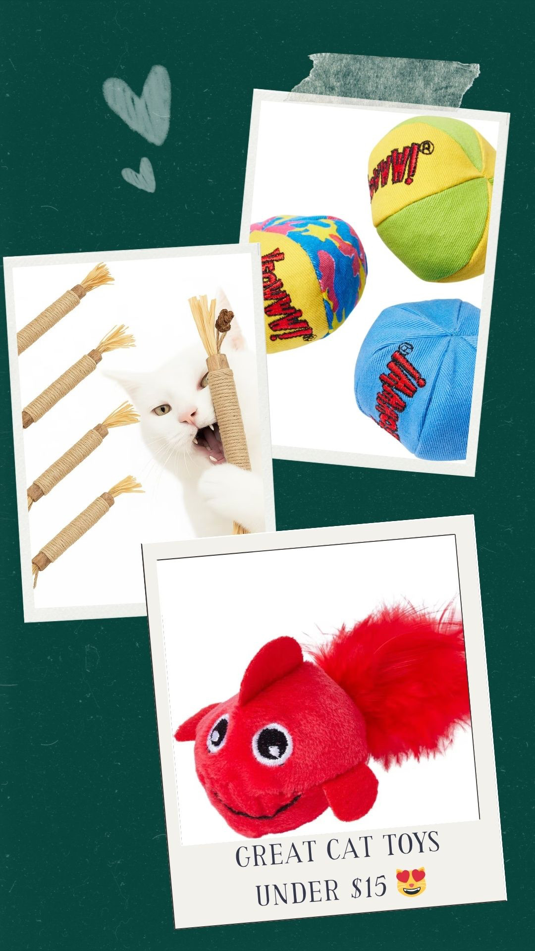 Affordable cat enrichment toys that are a hit in our house 🐾 I rounded up a handful of Chewy cat toys under $15 — everything from interactive toys to classic catnip favorites. Perfect for multi-cat homes or anyone looking to add a little variety to playtime! 

 #LTKHome #LTKPets #LTKFamily