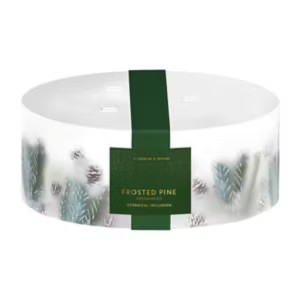 Blossom & Wood Inclusion Candle  - Frosted Pine 1200g | Boots.com