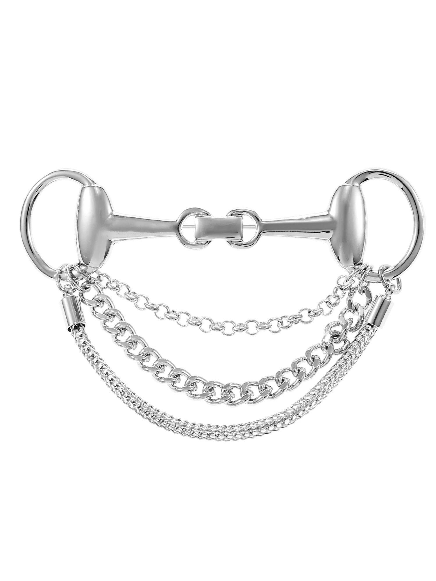 Time and Tru Silvertone Horse Bit Brooch, 1 Piece | Walmart (US)