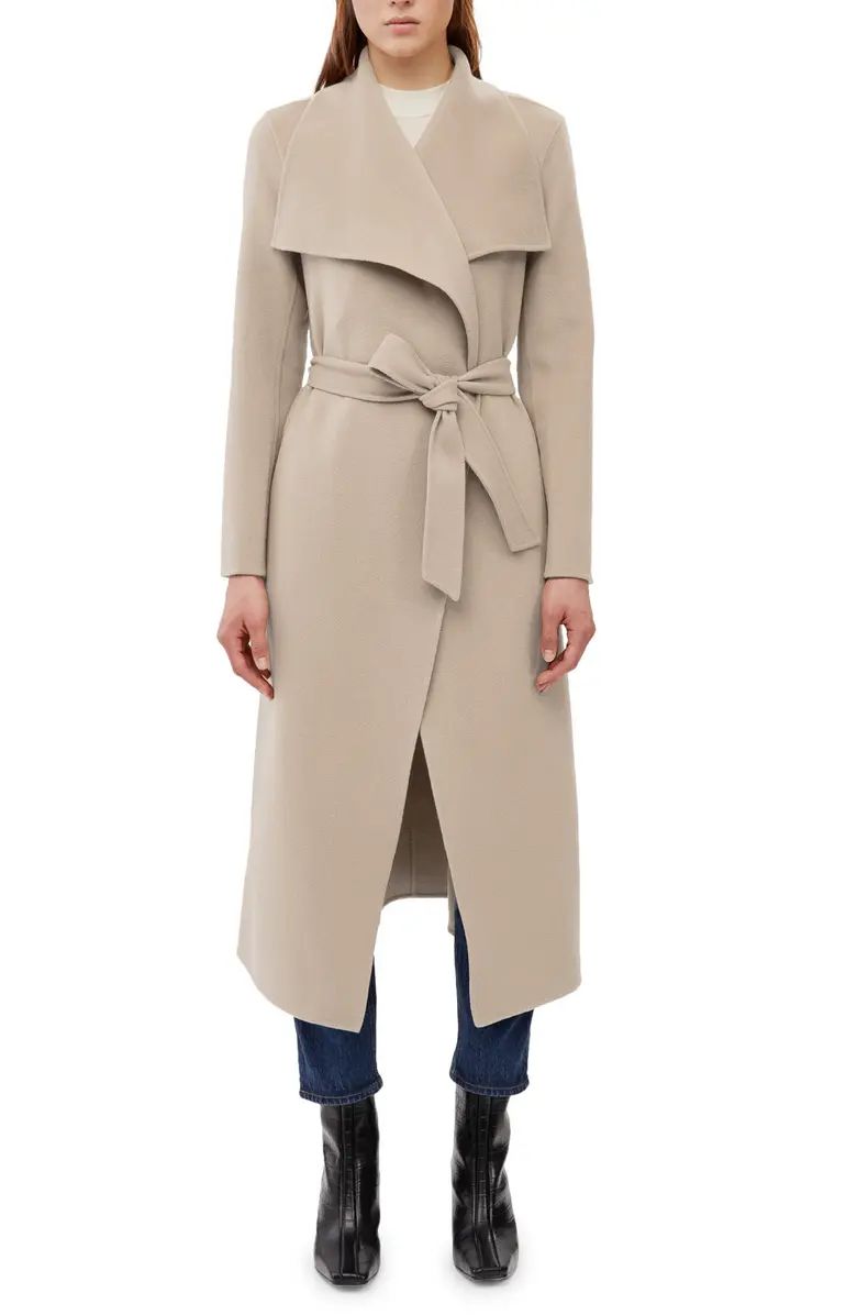 Mackage Mai Long Wool Wrap Coat | Nordstrom | Nordstrom