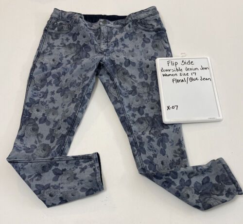 Flip Side Reversible Denim Jeans Pants 2 in 1 Women's Size 17  | eBay | eBay US