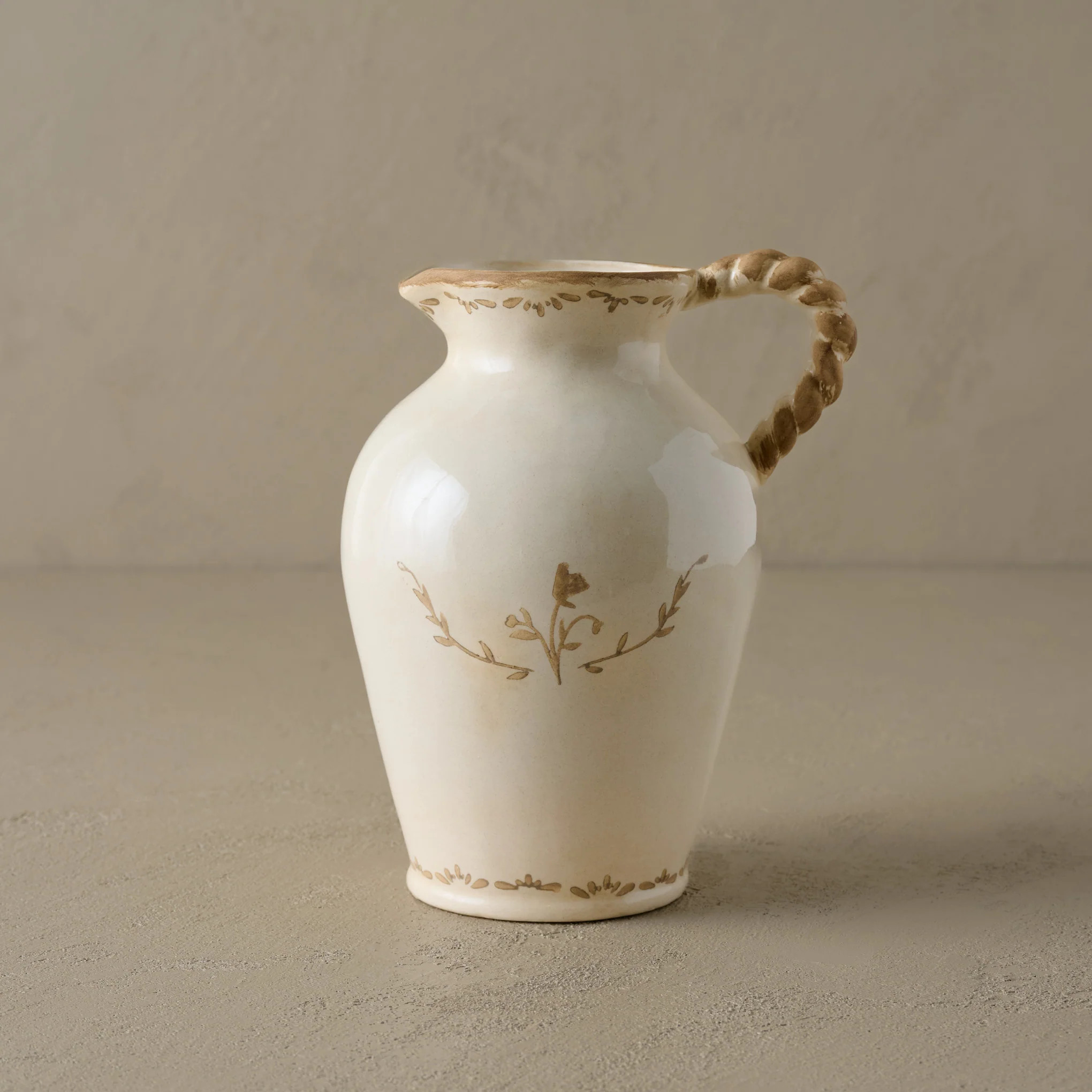 Nadine Ceramic Pitcher Vase | Magnolia