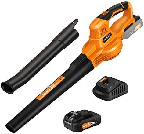 SnapFresh Leaf Blower -20V Cordless Leaf Blower with Battery & Charger, Electric Leaf Blower for Yar | Amazon (US)
