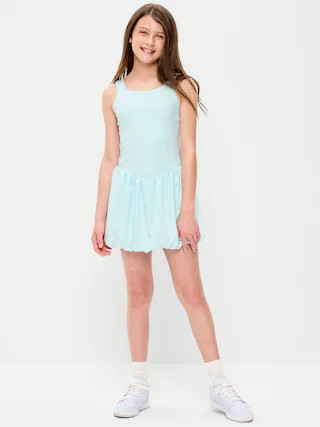 PowerSoft Sleeveless Bubble Athletic Dress for Girls | Old Navy (US)