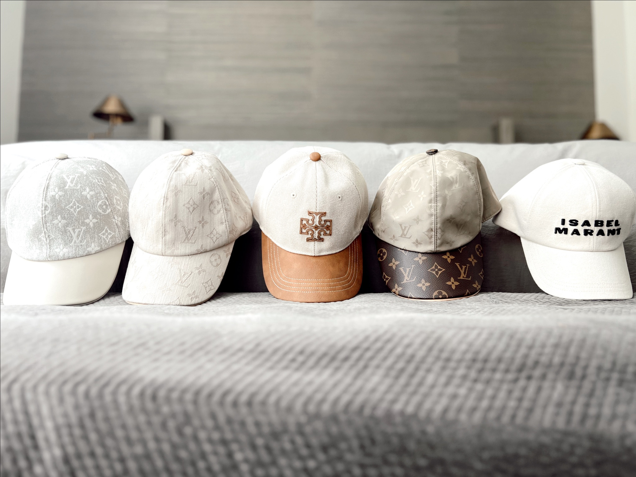 Louis Vuitton Beige x Brown Monogram Cap Ou Pas Baseball Hat