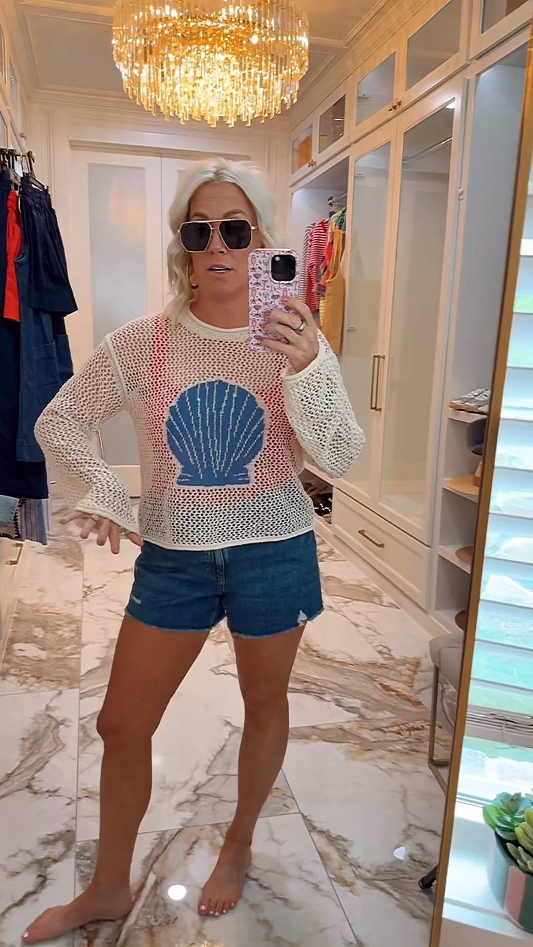 Obsessed with this shell sweater!!!