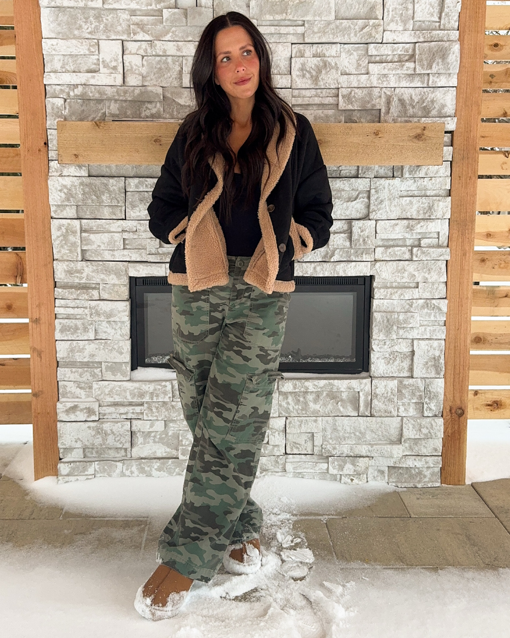 Sized up in jacket to a Medium and in the pants to a 6. Wanted both to fit oversized. Shoes run TTS  

#LTKShoeCrush #LTKFindsUnder50 #LTKStyleTip