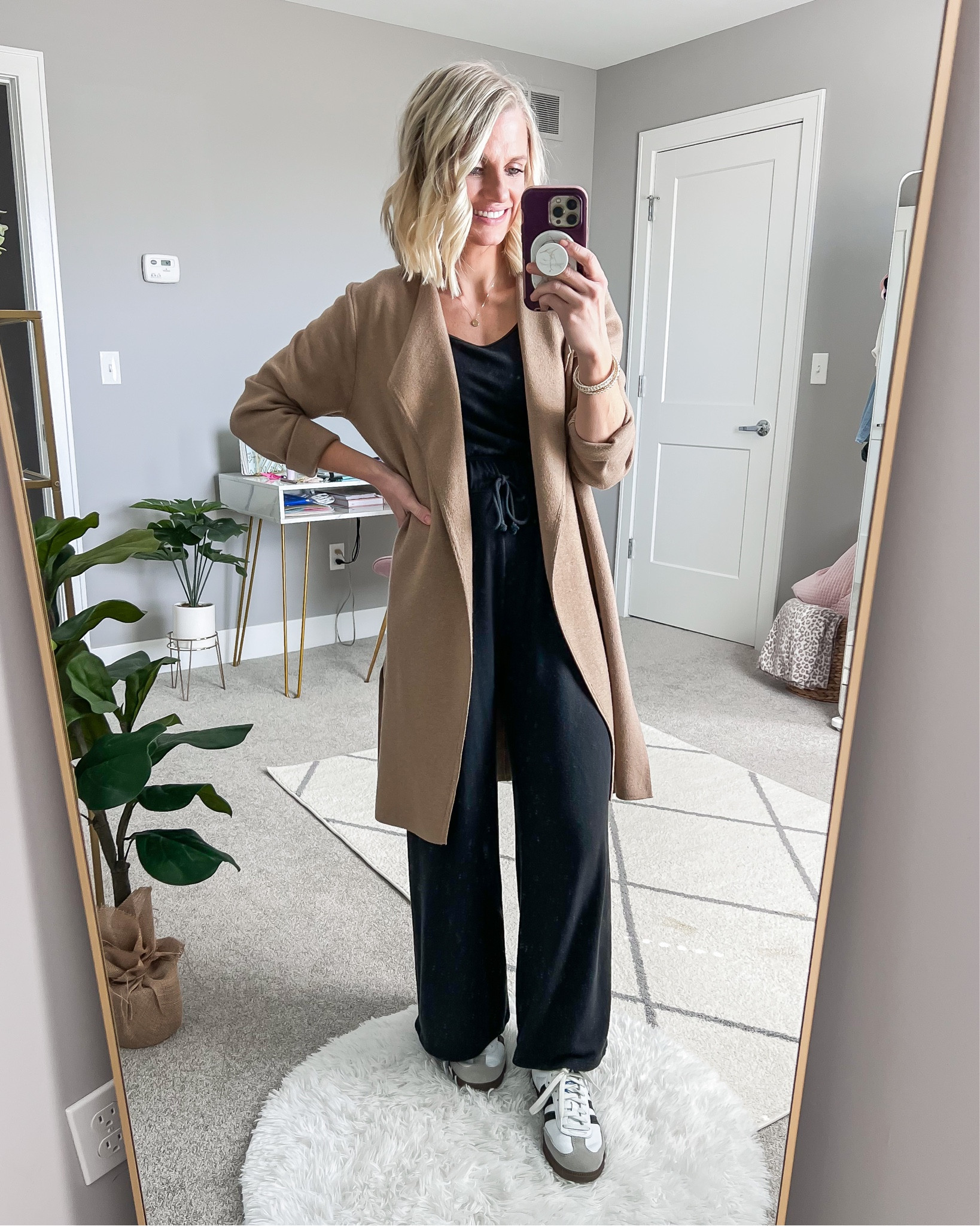 What I wore this week! 
Jumpsuit- xs/petite
Coatigan- small
Shoes- 7

#LTKfindsunder100 #LTKstyletip #LTKsalealert