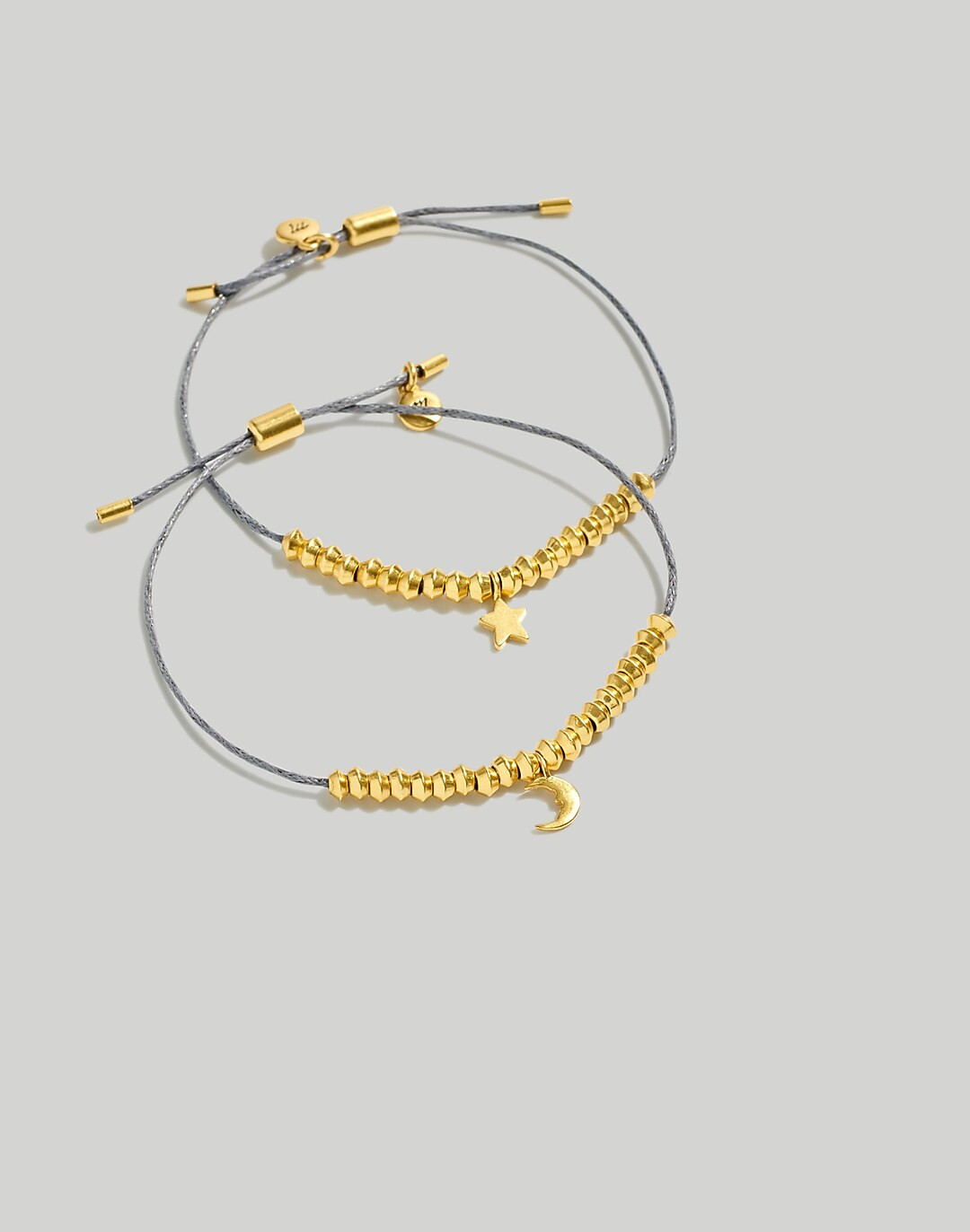 Star and Moon Charm Friendship Bracelet Set | Madewell