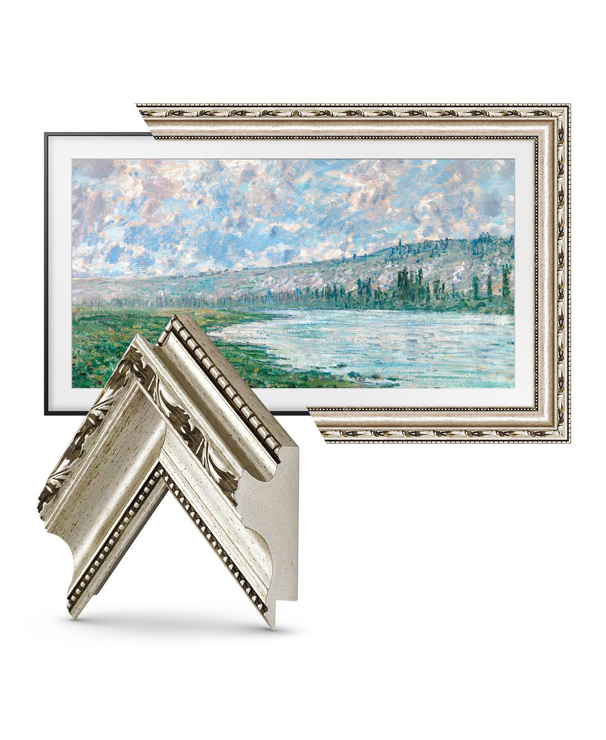 Deco Tv Frames 85" Frame for Samsung The Frame Tv 2021-2025 - Ornate silver | Macy's