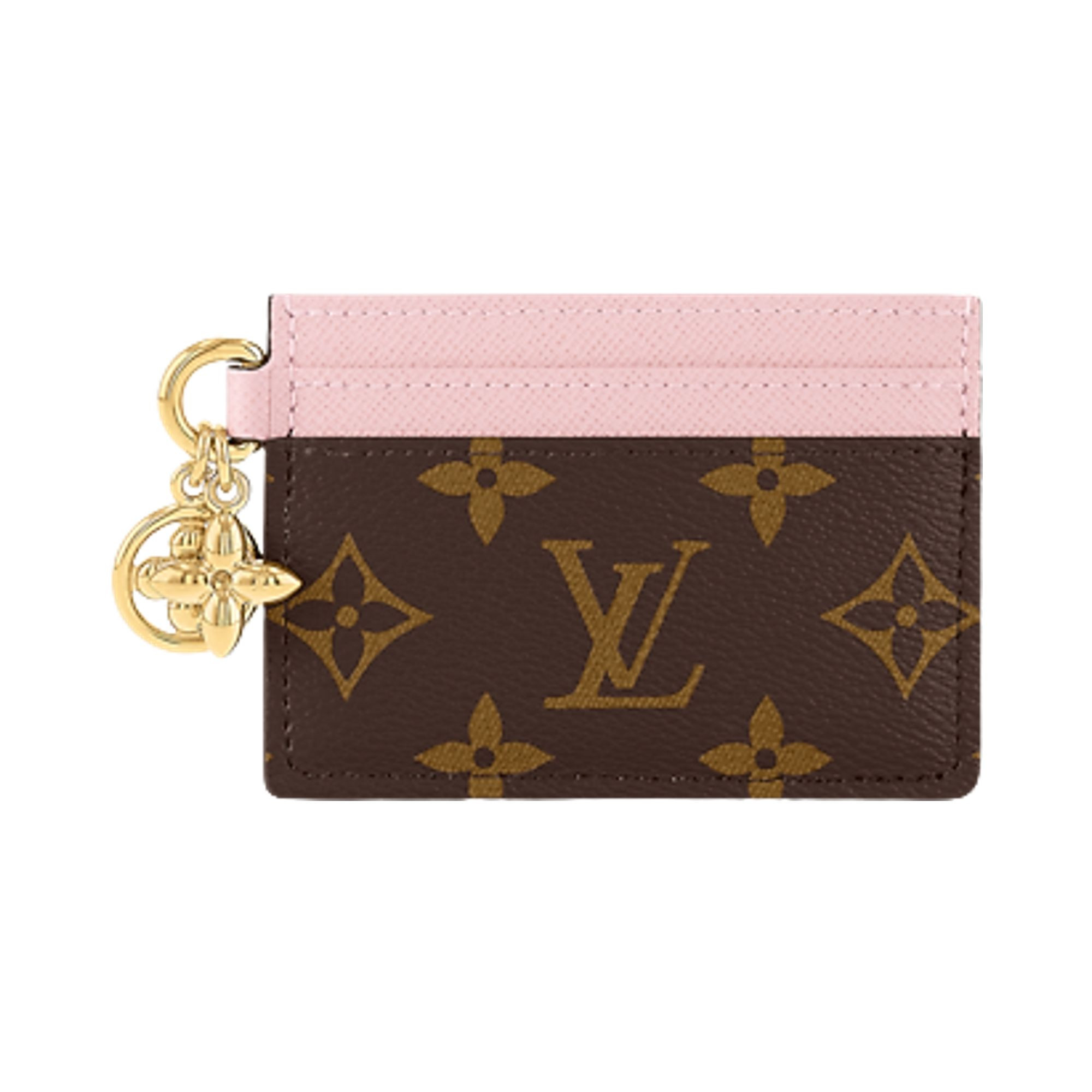 Louis Vuitton LV Charms Card Holder 'Brown Monogram Canvas/Rose Ballerine Pink' | Women's Size Onesize | GOAT