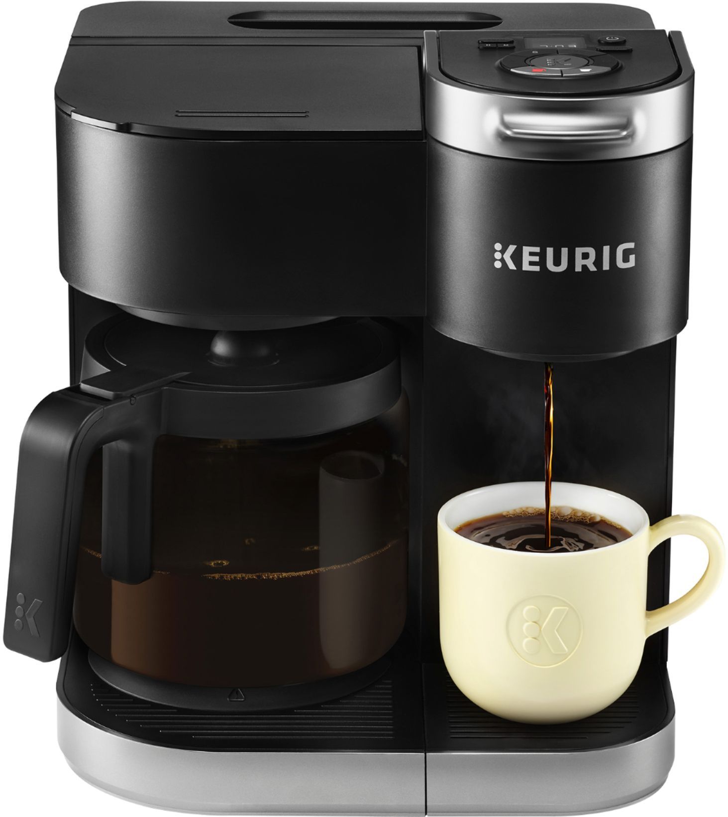 Keurig K-Duo 12-Cup Coffee Maker and Single Serve K-Cup Brewer Black 5000204977 - Best Buy | Best Buy U.S.