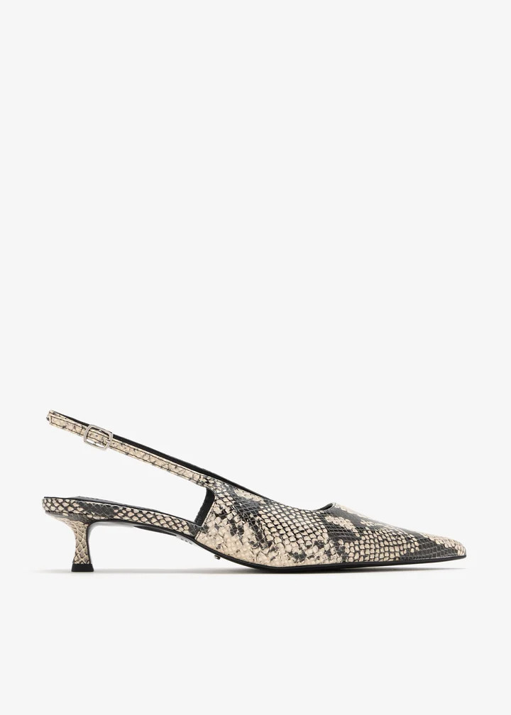Crush slingback pumps | Level Shoes Global