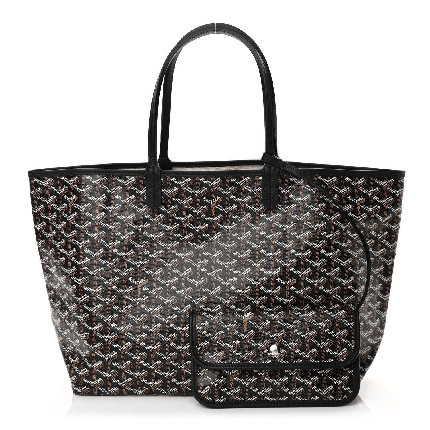 Goyardine Saint Louis PM Black | FASHIONPHILE (US)