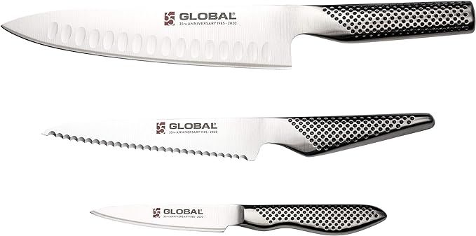 Global 35th Anniversary Special Edition 3-Piece Set containing Cook’s, Utility Knife & Paring K... | Amazon (UK)