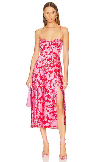 Gala Dress in Red & Pink Floral | Revolve Clothing (Global)