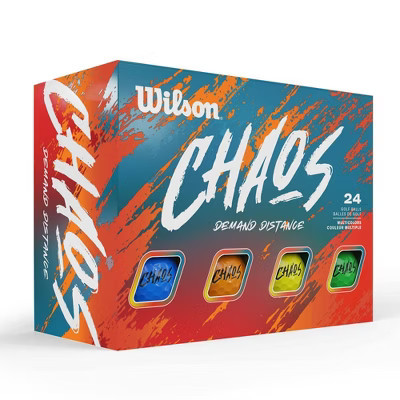 Wilson Chaos Golf Balls - 24pc: Ionomer Shell, Suitable for 9 Years & Up | Target