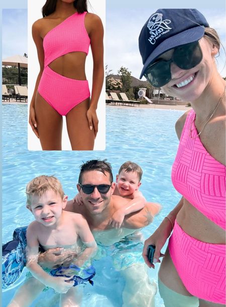 My swimsuit details from yesterday! Wish I had a better pic but this one piece cutout suit is a terry cloth material, so flatting and comfortable!! 

#LTKStyleTip #LTKSwim #LTKSeasonal