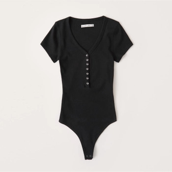 Henley Bodysuit | Abercrombie & Fitch (US)
