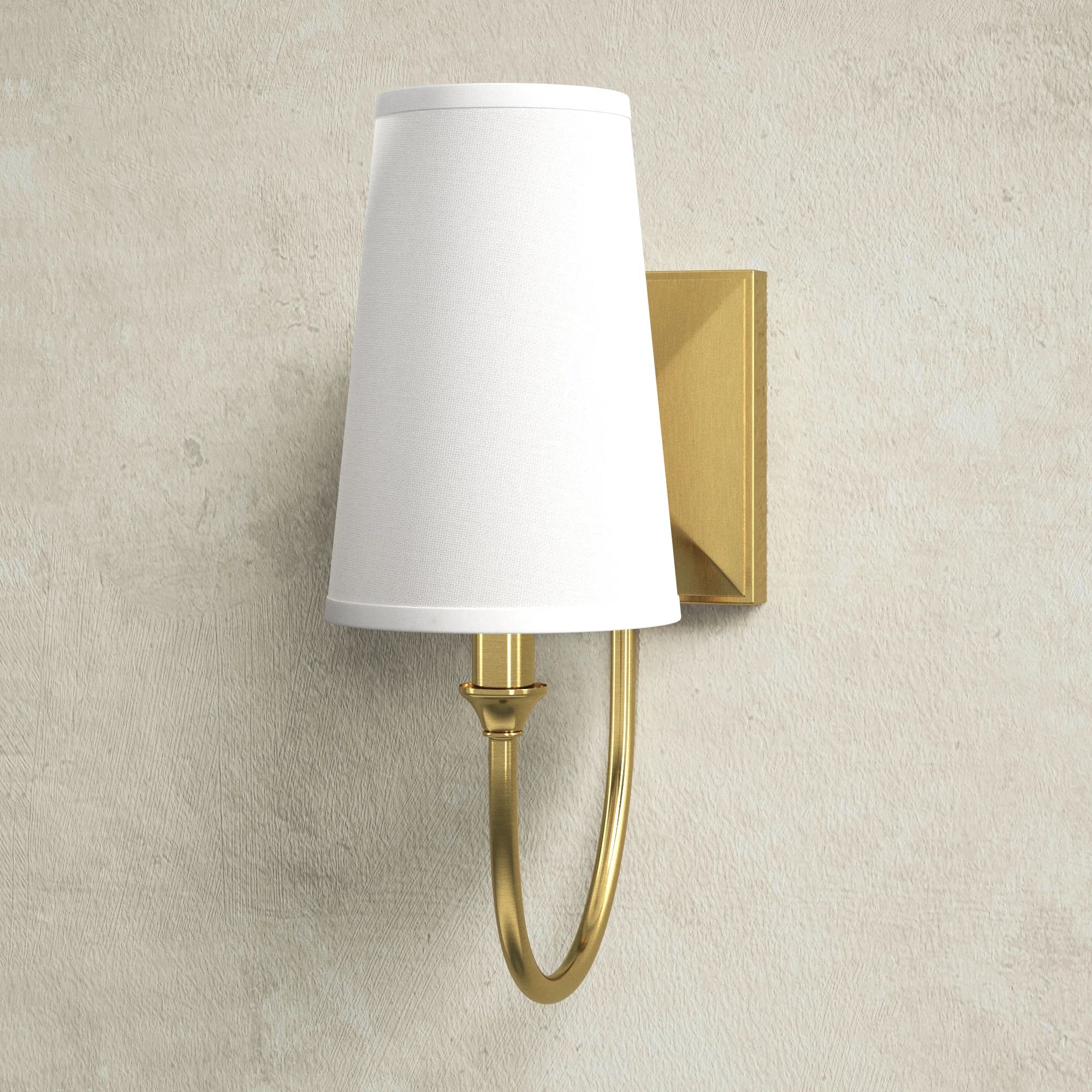 Alata 1 - Light Dimmable Armed Sconce | Wayfair Professional