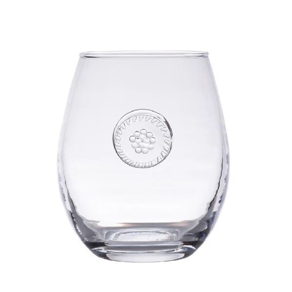 Juliska Berry & Thread Stemless White Wine Glass | Waiting On Martha