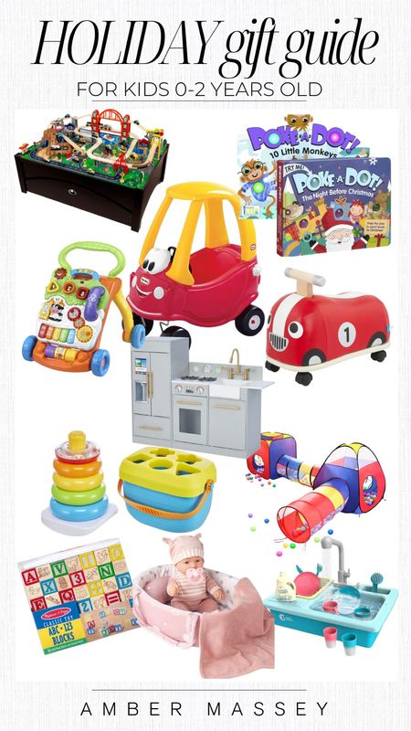 Holiday Gift Guide | Gift ideas for kids ages 0-2. Great pretend play gifts for babies or toddlers on the go. 

Gift ideas for kids | affordable gifts | cozy coupe 

#LTKkids #LTKGiftGuide #LTKbaby