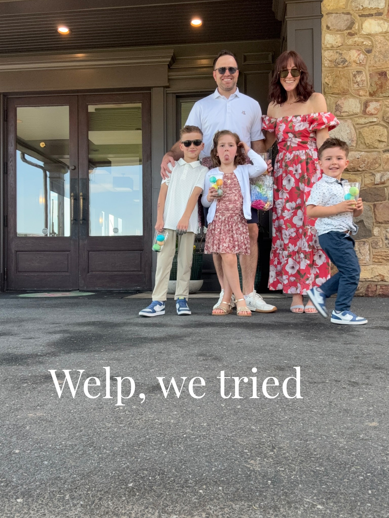 We tried taking a photo at the Bunny 🐰 Brunch 😅👏🏽 The kids had fun- and that’s what matters most! Cheers 🙏🏼

#LTKKids #LTKstorytime #LTKootd