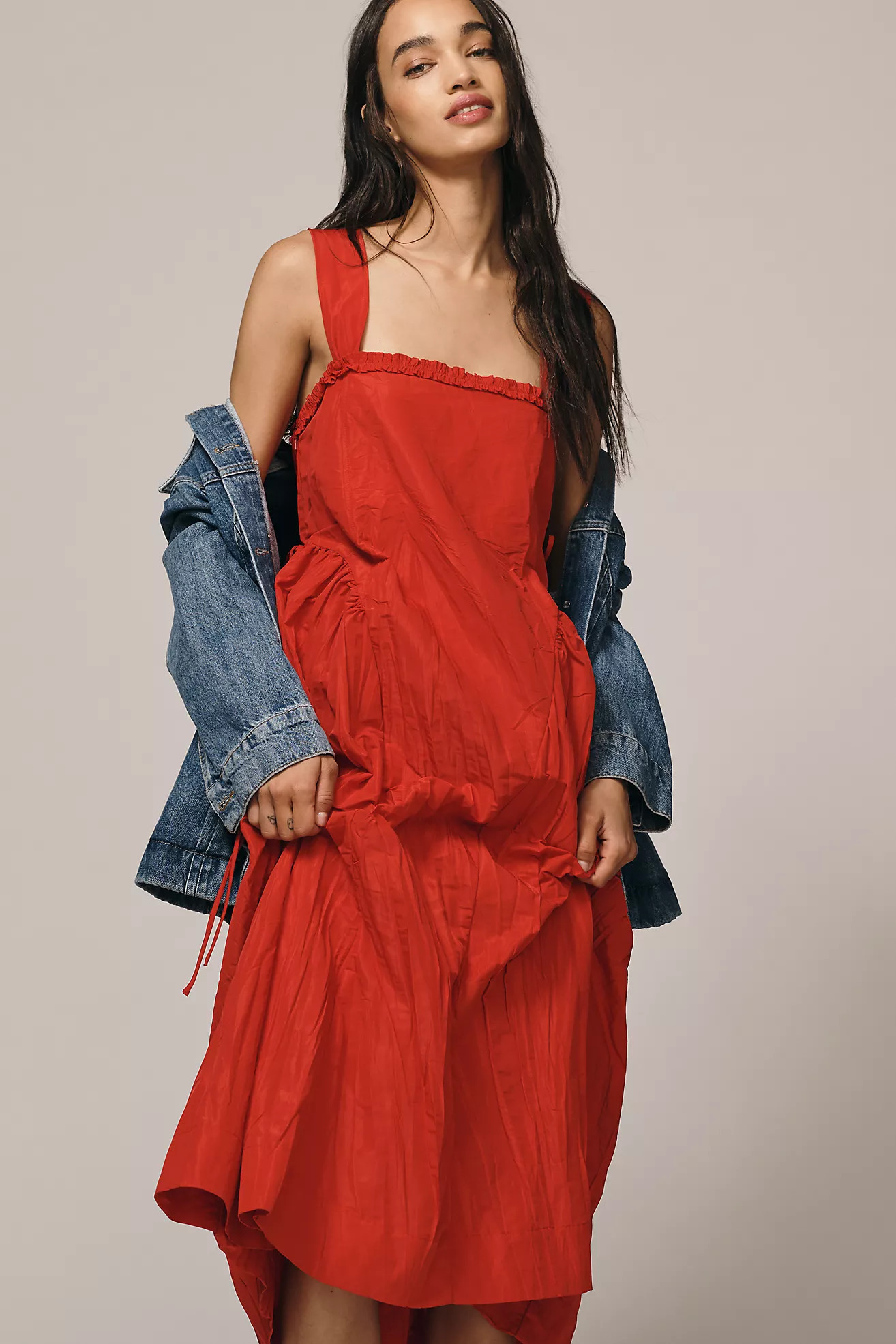 Damson Madder Elina Sleeveless Midi Dress | Anthropologie (US)