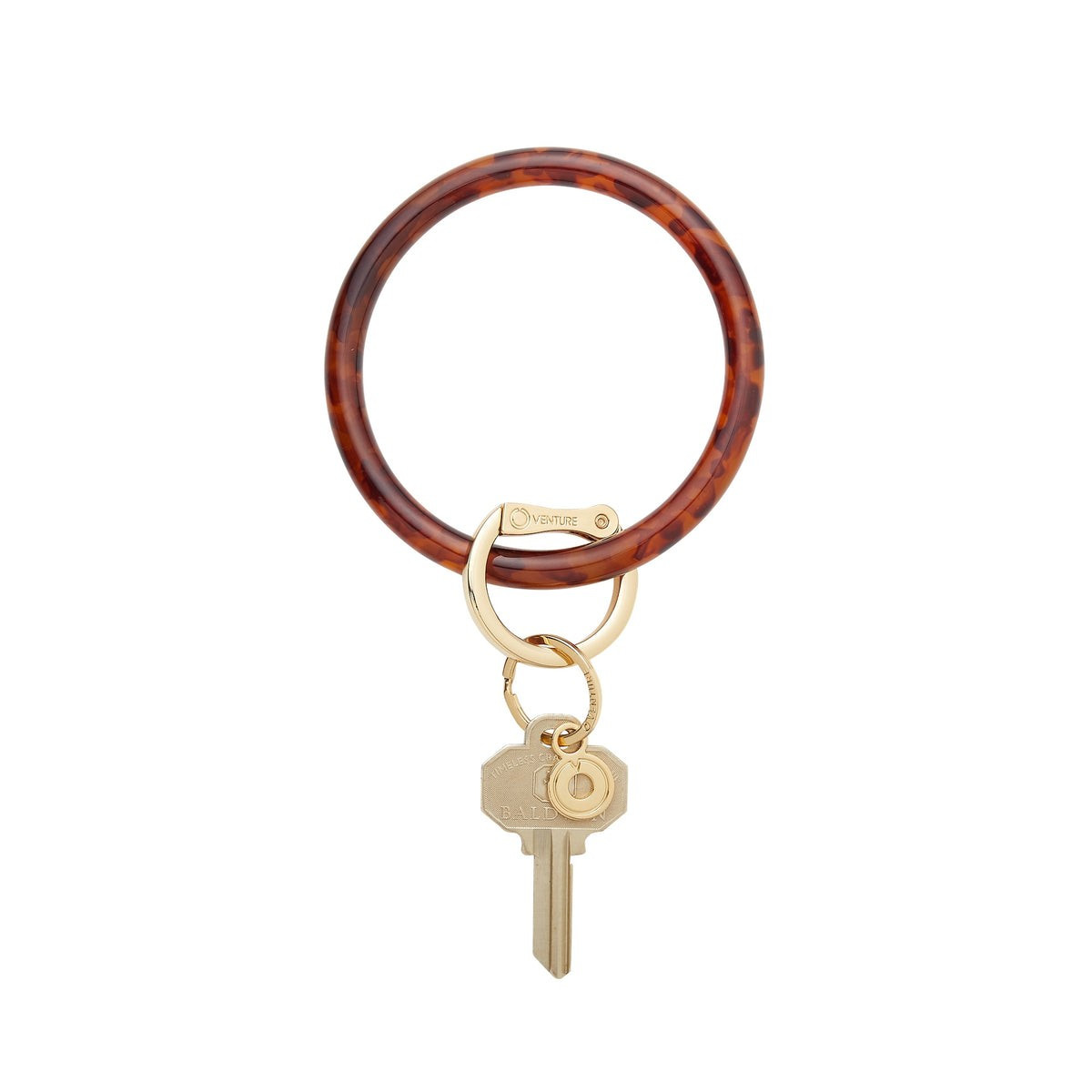 Tortoise - Resin Big O® Key Ring | Oventure