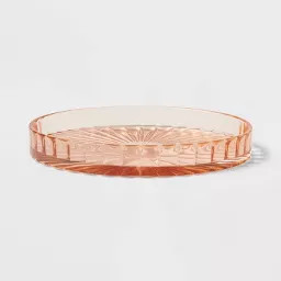 Colored Glass Bath Tray Pink - Threshold™ | Target