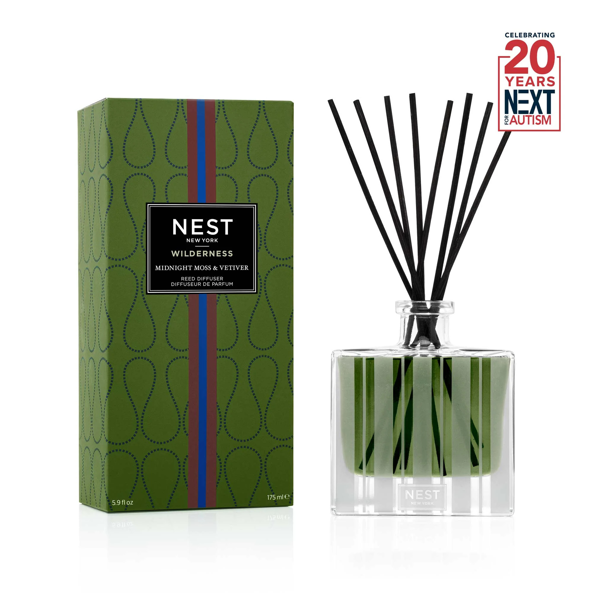 Midnight Moss & Vetiver Reed Diffuser | NEST Fragrances