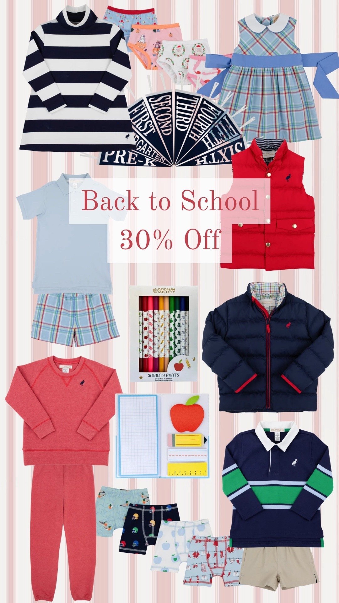 Sweetest back to school pieces 30% off 🍎 It’s so hard to find cute boys’ styles, but they have SO many adorable pullovers, polos, and coordinating shorts and pants right now. I stocked up!